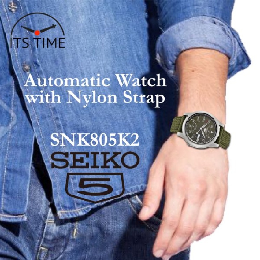 SEIKO 5 Automatic SNK805K2 - SWING WATCH Indonesia