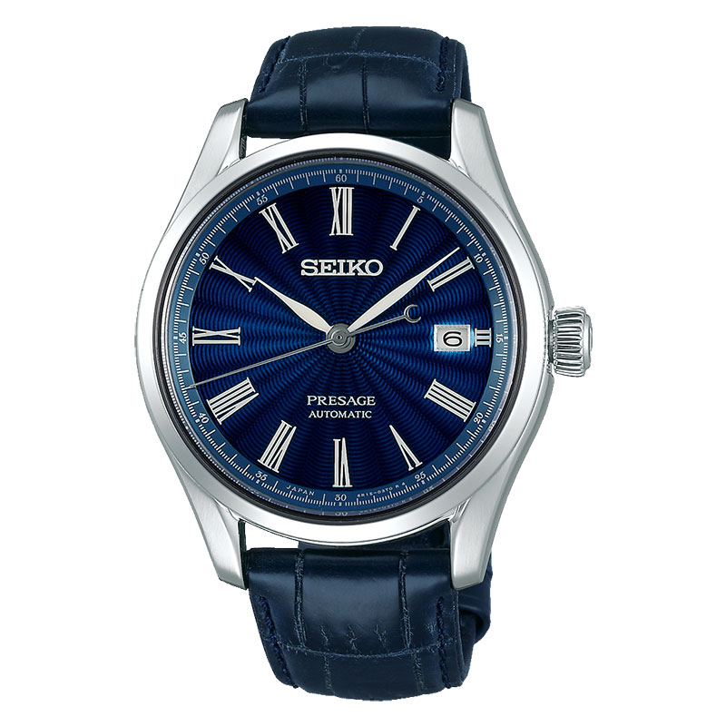 seiko presage blue dial automatic