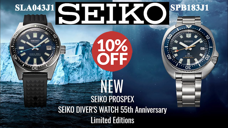 Seiko Prospex SLA043J1 SPB183J1 Promo