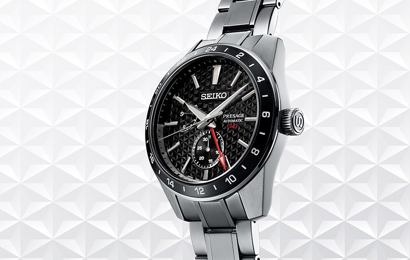 Seiko Presage Sharp Edged GMT SPB221