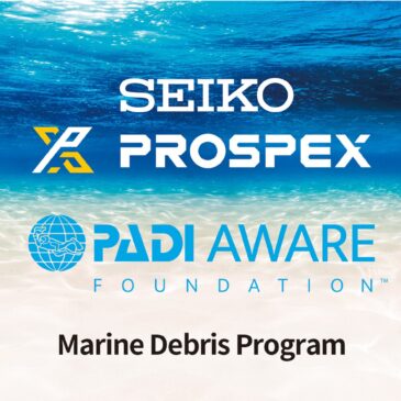 Seiko joins forces with PADI and PADI AWARE Foundation to protect the ocean world