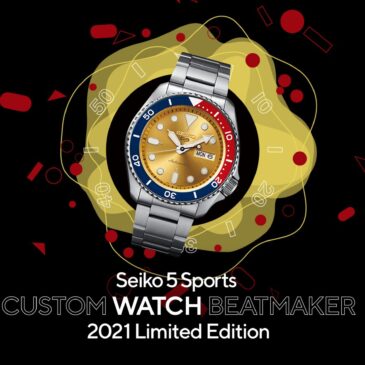 The winning watch from the CUSTOM WATCH BEATMAKER campaign joins the Seiko 5 Sports collection