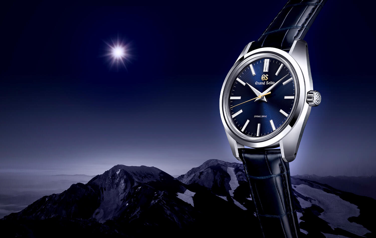 Celebrating 55 Years of the Grand Seiko Style with a new Spring Drive  creation inspired by the moon over the Shinshu mountains - SWING WATCH  Indonesia