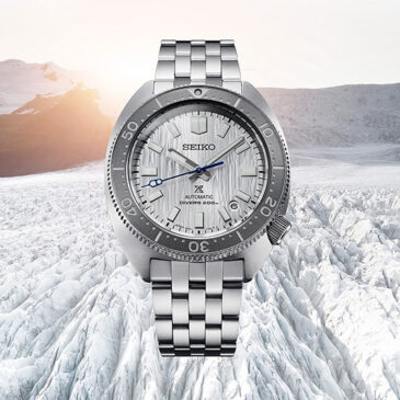 A new Prospex diver’s watch inspired by the polar landscape celebrates the 110th anniversary of Seiko watchmaking