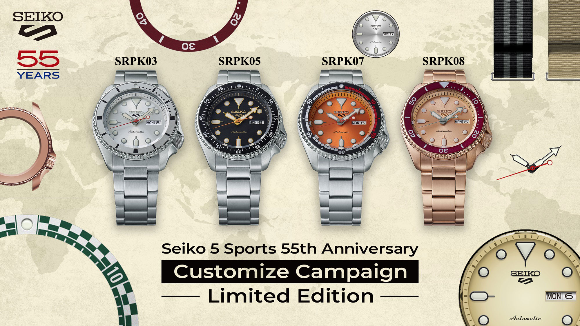 Seiko 5 Sports Customize Campaign