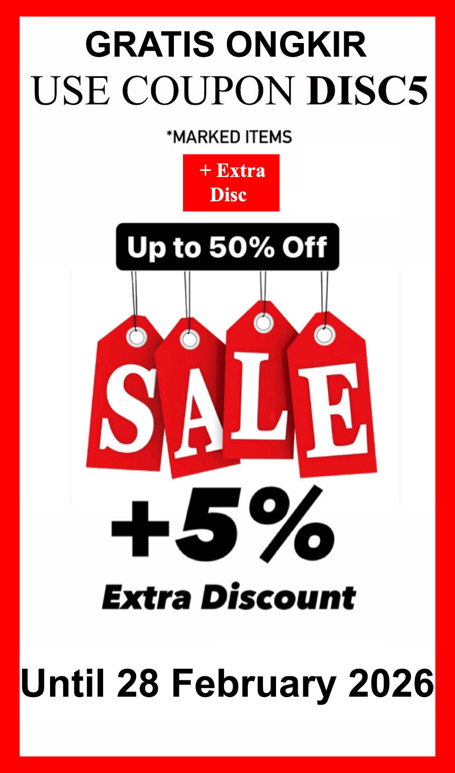 Extra Discount February 2026