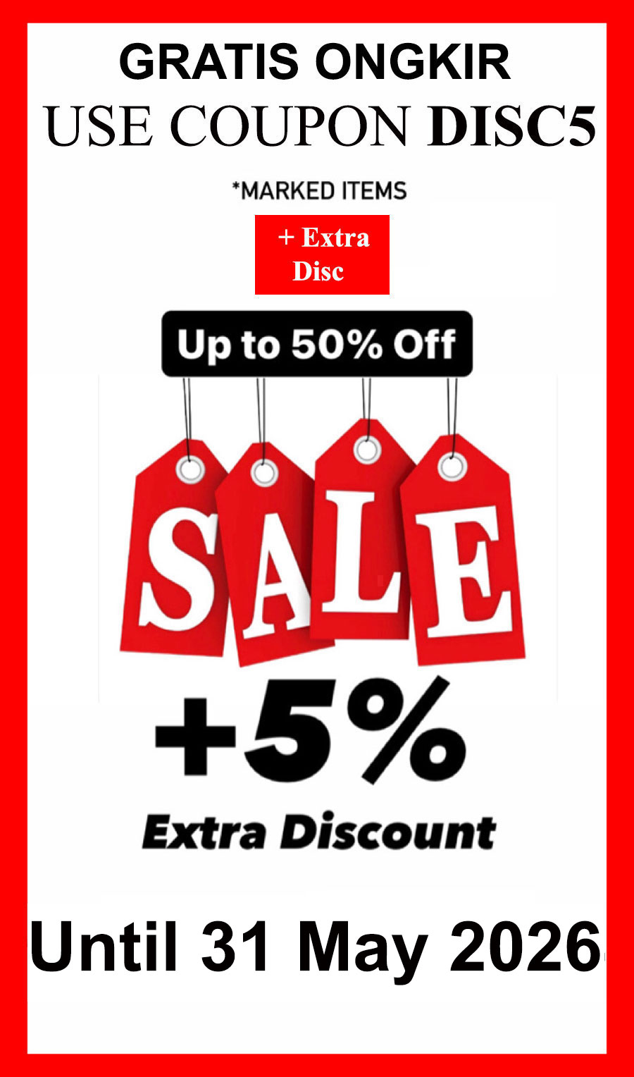 Extra Discount May 2026